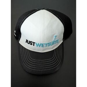 Just Wetsuits Hat Black Mesh Snapback Trucker Surf Hat OSFM